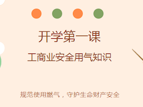 【燃?xì)獍踩块_學(xué)第一課工商業(yè)安全用氣知識
